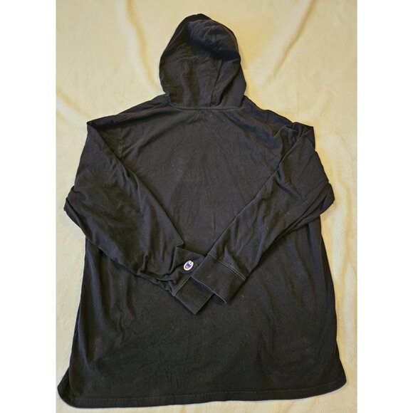 Champion!! Mens Mid-Weight Hooded Jersey T-shirt Kangaroo Pocket! - Picture 3 of 7